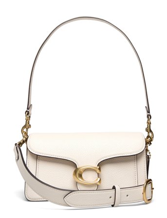 Coach Polished Pebble Leather Tabby Shoulder Bag 20 Refresh - White - ONE SIZE