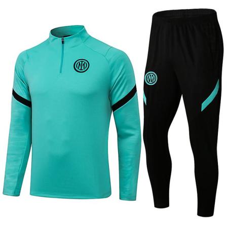 2122 Inter Milan Fotbollströja Träningsdräkt Set Långärmad Xl