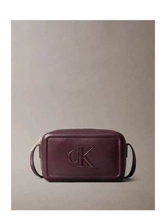 Bold Ck Camera Bag Burgundy Calvin Klein