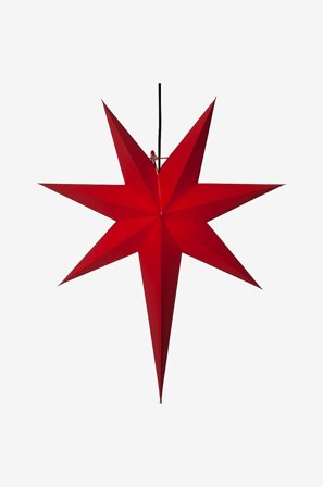 Star Trading - Paperitähti Rozen 55 cm - Punainen - Valotähdet - - Homeroom