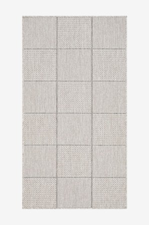 KM Home - Glattvevd Madrid - Grå - Glattvevde tepper - 80X340 - Fra Homeroom