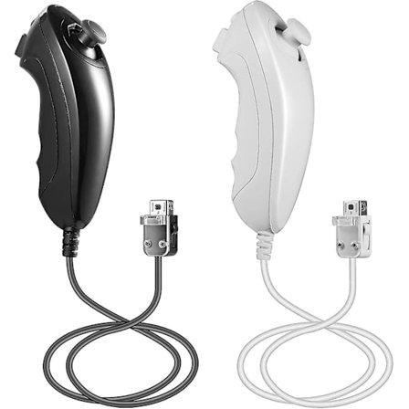 Wii Nunchuck Controller, 2-pak Nunchuk Controller-erstatning