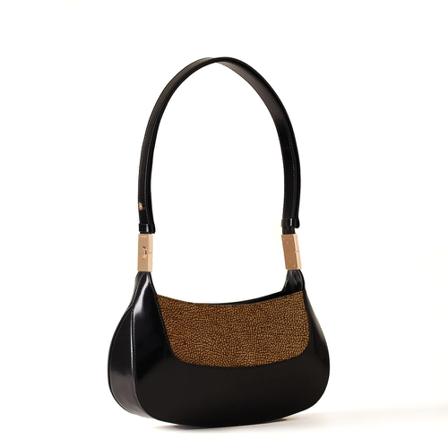 Borbonese, Shoulder Bags Zwart, Dames, Maat:ONE Size