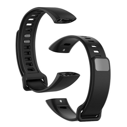 Huawei Band 2 Pro / Band 2 silikone Urrem - Sort