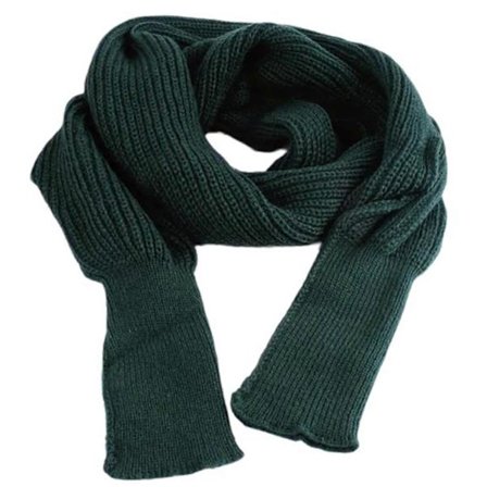 Strikket sjal med ermer, genser, halstørkle, varmt strikket skjerf for vintervarme, marineblå