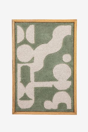 Bloomingville - Longton Vægdekoration - Grøn - Pynteting - Fra Homeroom