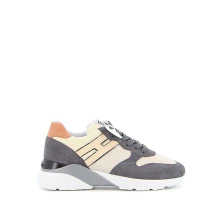 Hogan, Hxw 3850Bf 51Qc 50Tk-B018 shoes Grijs, Dames, Maat:41 EU,suede