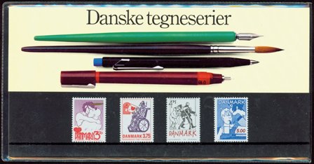 Danmark 1992 - Danske Tegneserier - AFA souvenirmappe 9