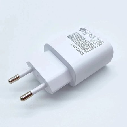 Ny SAMSUNG 25W Usb Typ C Supersnabb Laddare Pd Väggadapter S24 FE S23 S22 A16 A55 A52 F05 M55S Z Fold Flip 6 5 4 Cargador