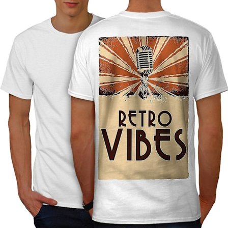 Retro Vibes Old Men T-shirt tillbaka