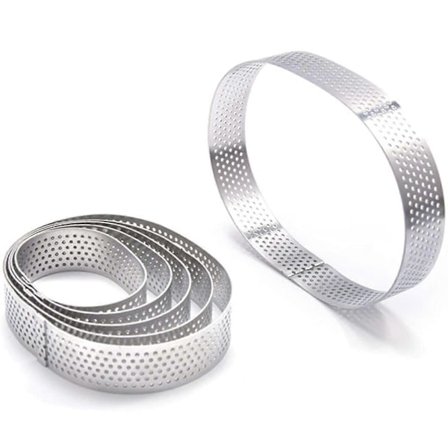 Huokoinen piirakkarengas pohja tornikakku muotti leivontatyökalut, ranskalainen leivontapaine tornivyö, lämmönkestävä