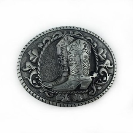 Cowboy Boots Bälte Spänne Metall Western Country Amerikansk Hästridning B