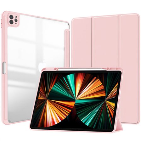 Fodral for iPad Air 5. generasjon 2022/iPad Air 4. generasjon 2020 10,9 tommer, Trefoldig stativfodral med pennholder