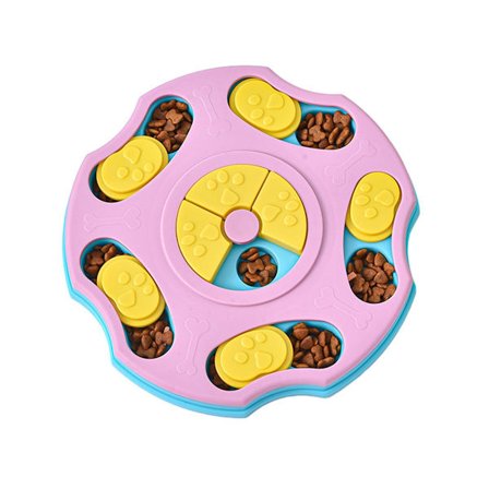 Hundleksakspussel, interaktiv hund leksak, hund rosa KLB