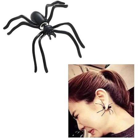 Scorpion örhängen Halloween kostym för män kvinnor flickor unisex J