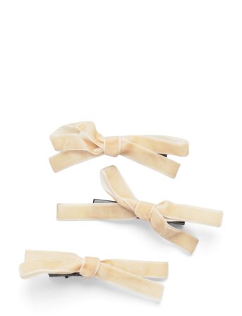 Rosella Trippel Bow 3Pcs White Pipol's Bazaar