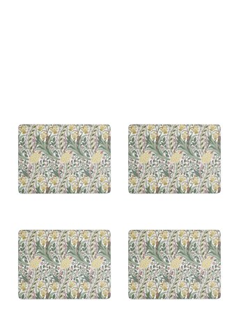 Morris & Co Morris & Co Placemats 4-Pack - Green - 40.1X29.8CM