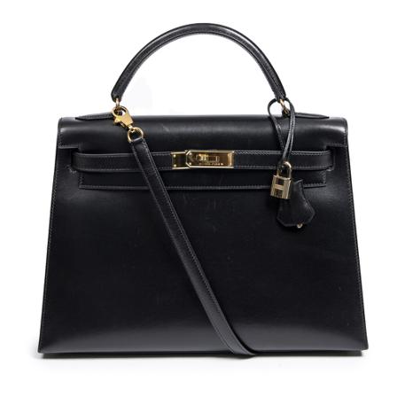 Hermès Vintage Pre-owned Handbags svart, Dam Vintage Väskor, Dam, Storlek: ONE SIZE