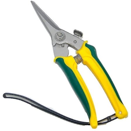 Bonsai-puutarhan askartelusakset, lankakourusakset, ruostumattomasta teräksestä valmistetut kumimuoviset suorapäiset leikkaussakset