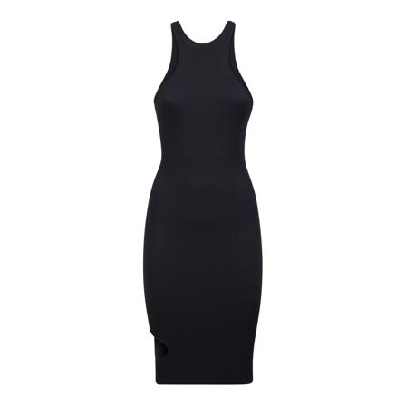 Andrea Adamo, Midi Dresses Czarny, Kobieta, Rozmiar: L