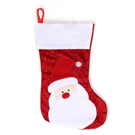 Tomtestrumpor 36cm Stor julstrumpa Som julklappspåse Hängande tomtestrumpor för öppen spis Julgran