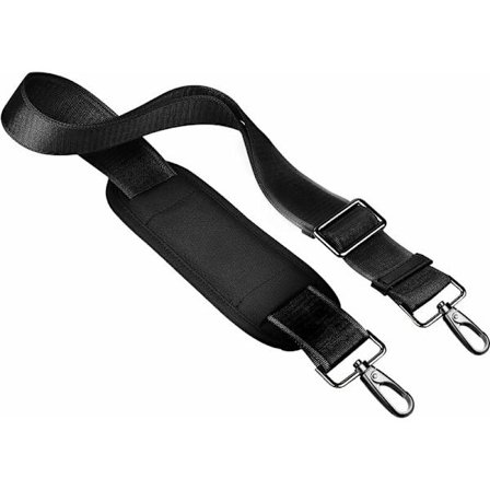 Reservedel til skulderrem Fleksibel metalrem (sort, 150 cm)