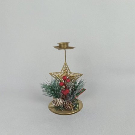 Julebord Dekorationer, Julemidtpunkter til Borde, Julebord Midtpunkter, Indendørs Juledekorationer (3 stk)