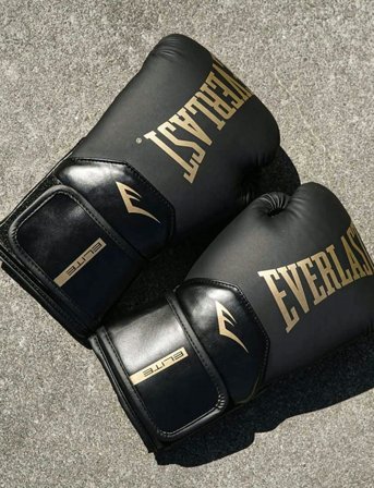 EVERLAST Elite 2 Boxing Glove - Black - 16