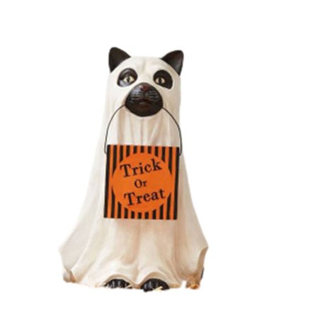 Halloween busar valp prydnad fashionabla hantverk med godis hink för huset