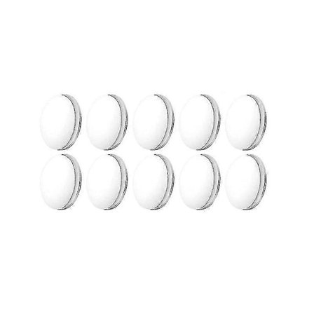 10 st Magnetiska Gardiner Vikter Draperier Vikter Magnet Duschdraperi Vikter Botten För Duk Gardiner, vit PK