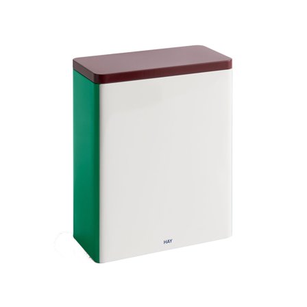 Hay Opbevaringsboks Plade XL Off-White Bourgogne - Off-White / Burgundy / Green | KitchenOne