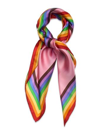 Pride Basic Square Accessories Scarves Lightweight Scarves Monivärinen/Kuvioitu Coach