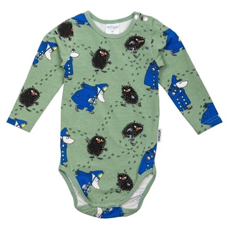 Moomin Policeman bodysuit grøn