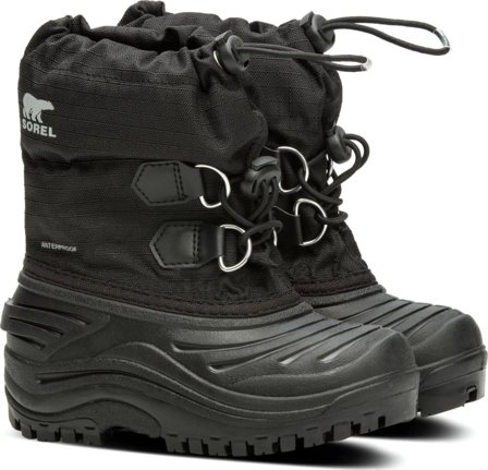 Sorel Kids' Super Trooper Children lined boots Black US 12/EU 29