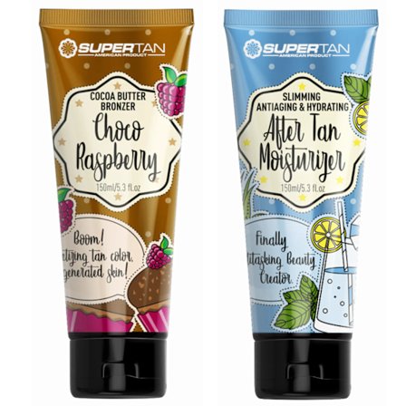 Supertan Choco Hallon + After Tan After Sun Fri