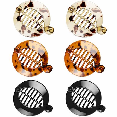 6 st bananhårklämmor bananhårkammar fiskstjärtshårklämma C