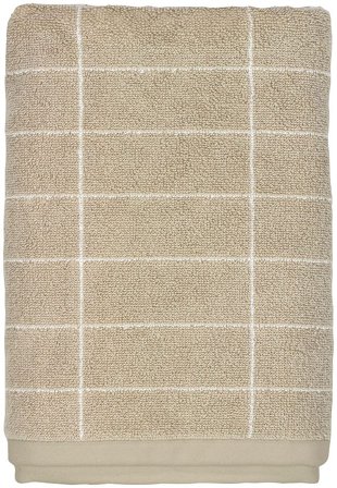 Mette Ditmer TILE STONE Badehåndklæde Sand 70 x 140 cm, Tøj & Bolig, Boligtekstiler, Håndklæder