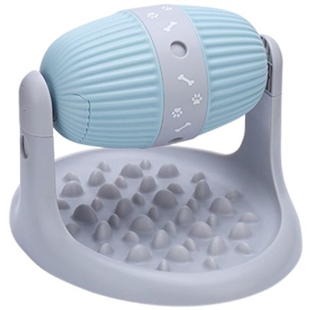 Sakte fôrer for kjæledyr, sakte spiseleker for hund og katt, interaktiv IQ-trening, matdispenser for kosthold og helse fra kjedsomhet og H