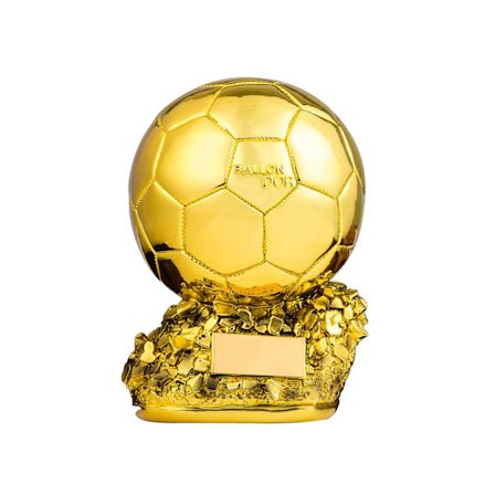 Resin Crafts 2022 Qatar VM-trofé Golden Globe Shooter Player Award Globe Award(S)