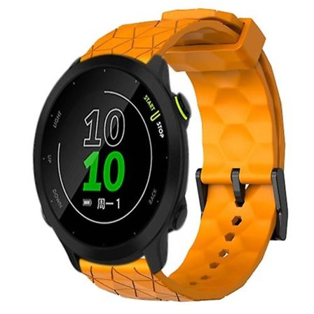 För Garmin Forerunner 158 20 mm fotbollsmönster i enfärgad watch