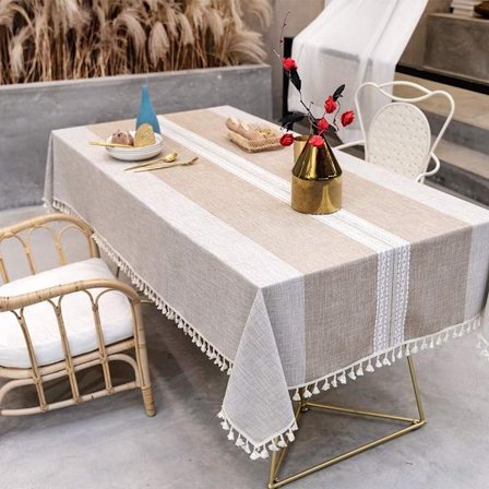 Liitäntä pölytiivis pöytäliina, suorakaiteen muotoinen pöytäliina, keittiö p