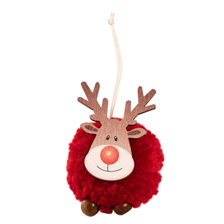 Jule Elg Anheng Juletre Hengende Ornamenter for Julebord Juletrepynt Godtepose Gaveinnpakning