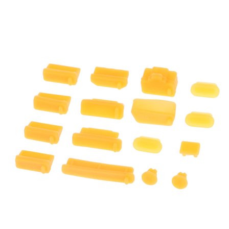 16st/ set Laptop dammplugg Set USB Port VGA gummiskydd