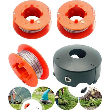 F016800175 Bosch Art 23 26 30 Easytrim -malliin, 8 m x 1,6 mm, kannella F016L71088 (3 kelaa + 1 kansi)