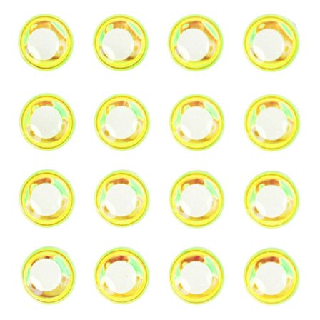 Epoxy Eyes 5,1mm, White/Yellow