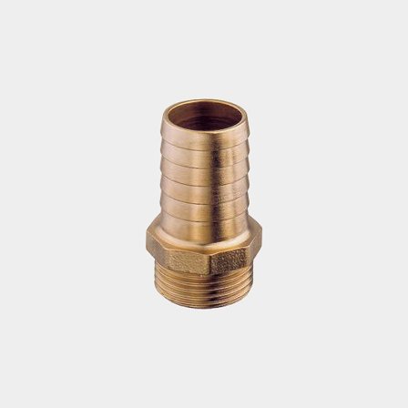 Racor de manguera Guidi Hose Connector Male, latón, 3/8" G (BSP) (externo) a 8 mm (5/16") manguera