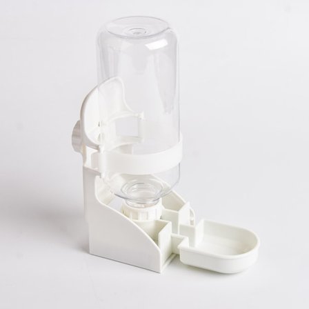 Vanddispenser til kaniner Hængende drikkedunk til marsvin hamstere rotter 500 ml hvid