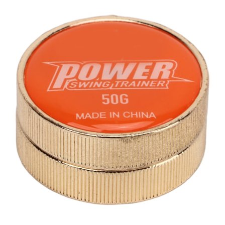 POWERTI Tennis Ketsjer Svingvægt Stål 50g Vægt Tilføjelse Tennis Sving Træningshjælp til Konkurrence Opvarmning Orange
