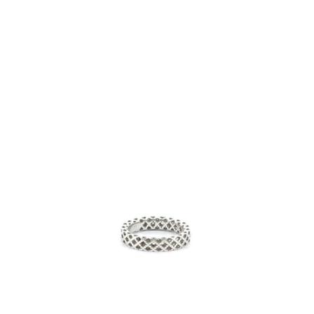 Gucci Vintage, Pre-Owned Silver Ring chiseled Grijs, Dames, Maat:ONE Size