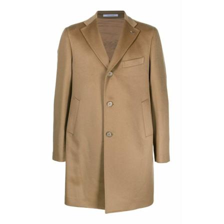 Tagliatore, Single-Breasted Coats Bruin, Heren, Maat:M